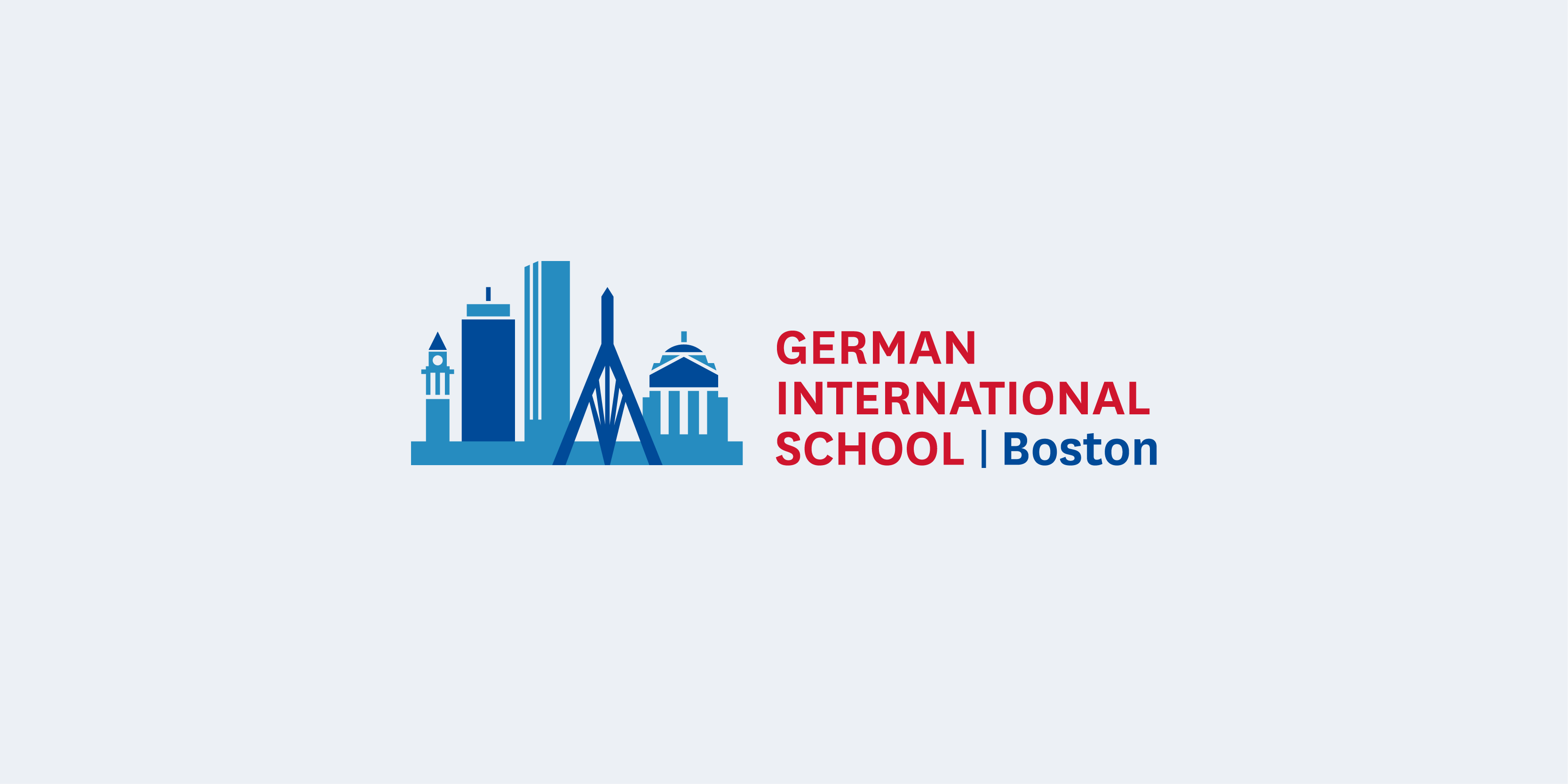 German International School Boston logo design