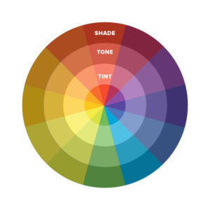 Visualization of share, tone and tint