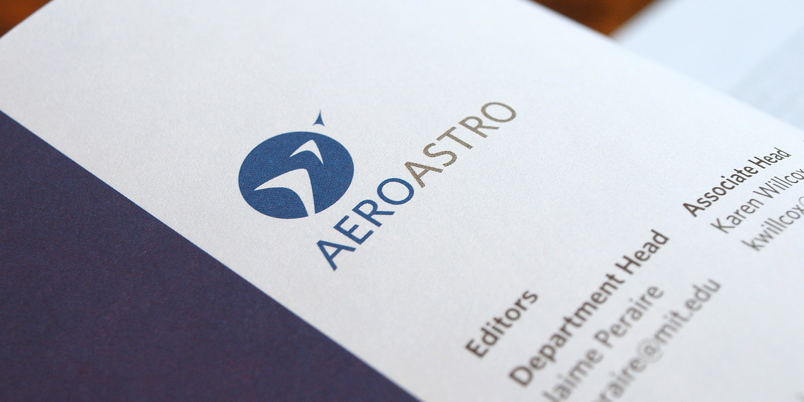 MIT AeroAstro department logo design