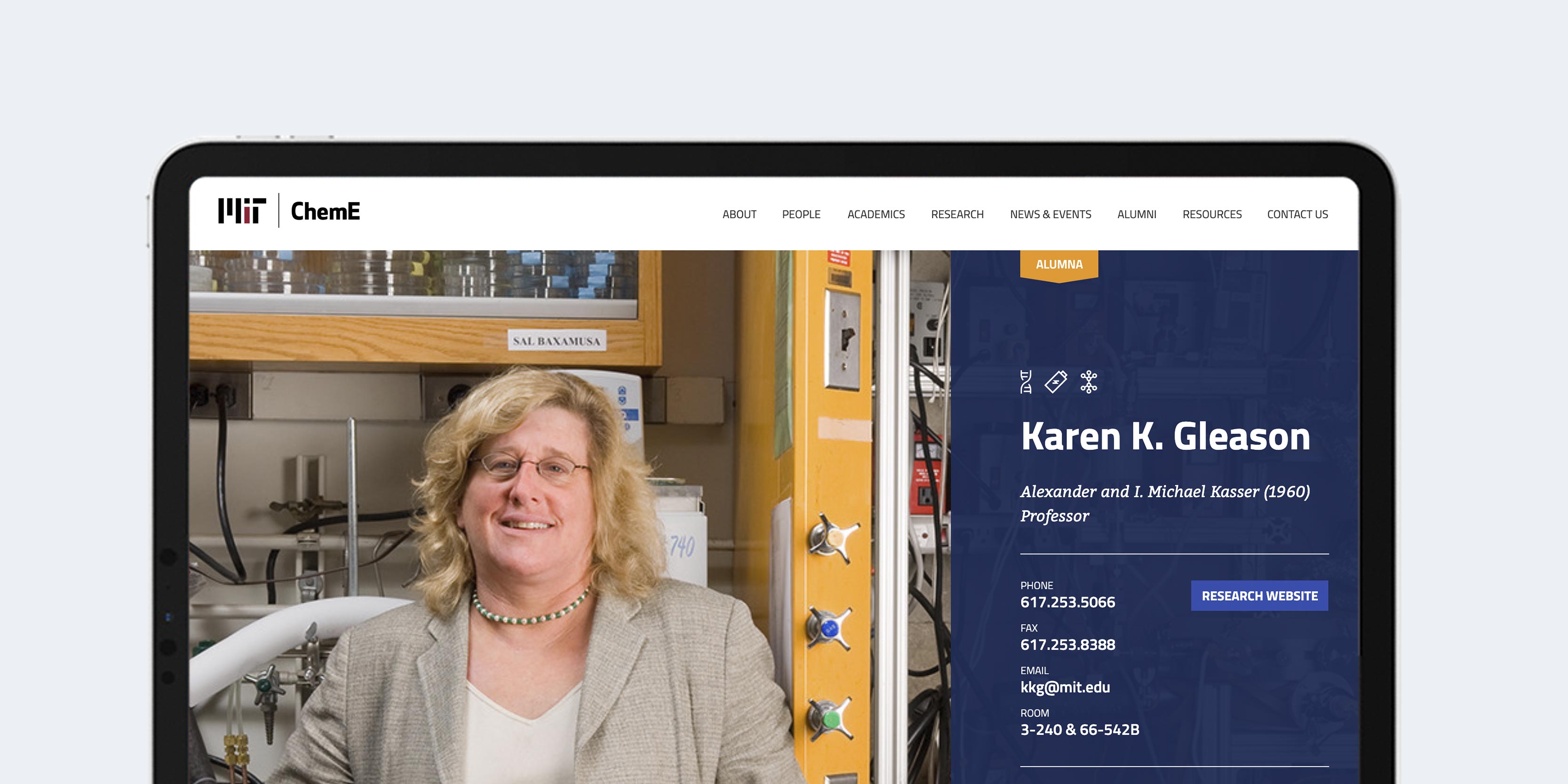 MIT ChemE website faculty profile