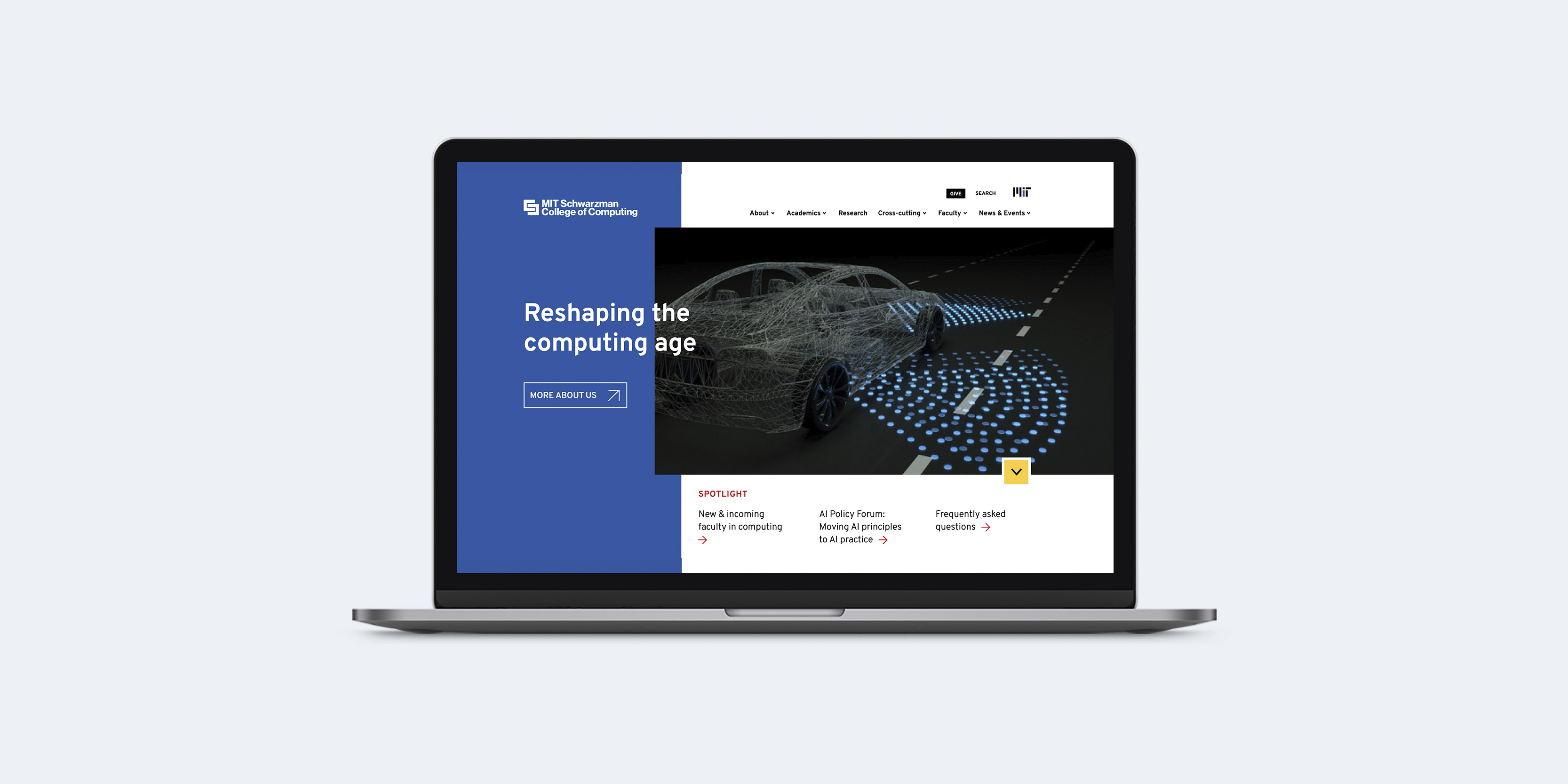 MIT Schwarzman College of Computing website design