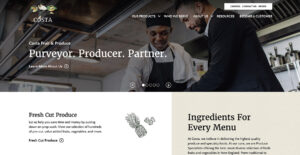 Costa Fruit & Produce Website Design